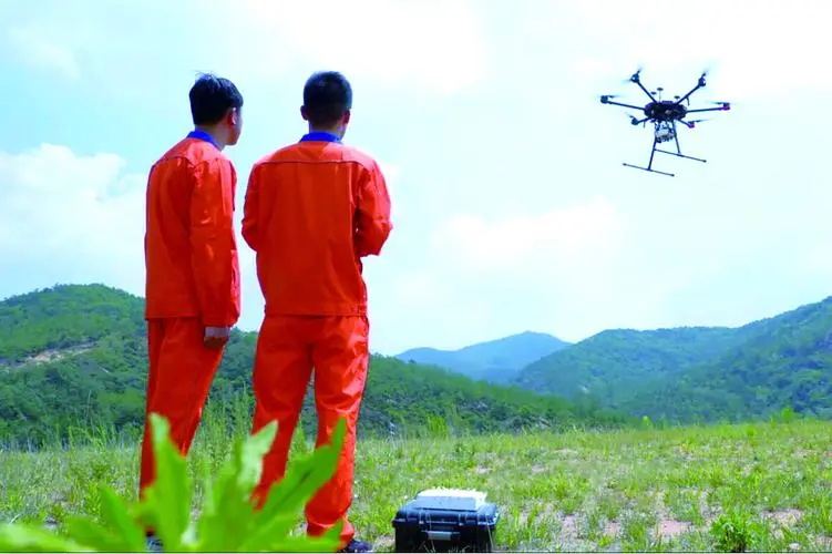 夏河无人机倾斜摄影巡检拍摄